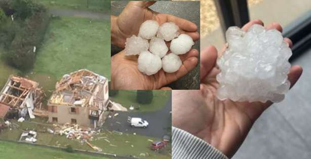 ஒருசில மணிநேரங்களில் 19,000 மின்னல் தாக்குதல்கள் பதிவு,.. வீடுகள் சேதம்!